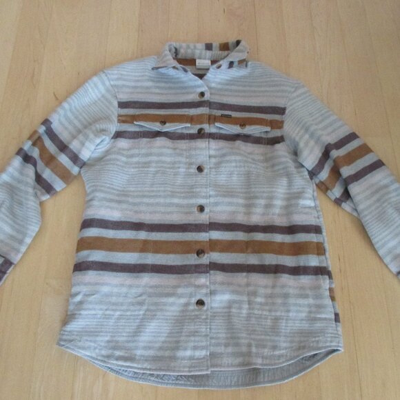 Columbia Heavy flannel shacket Womens large - Picture 1 of 9